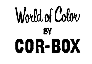 WORLD OF COLOR BY COR-BOX logo
