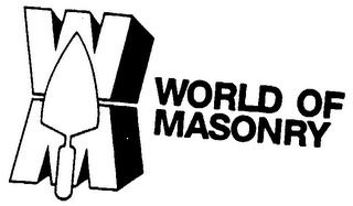 WORLD OF MASONRY WM logo