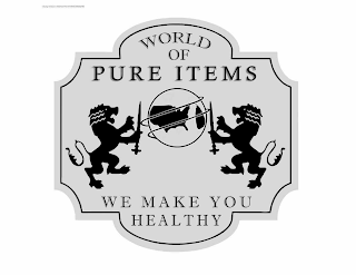 WORLD OF PURE ITEMS WE MAKE YOU HEALTHY logo