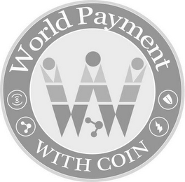 WORLD PAYMENT W WITH COIN logo