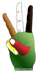 WORLD PEACE SIGN logo