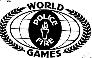 WORLD POLICE FIRE GAMES logo