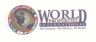 WORLD PROPERTIES INTERNATIONAL ONE COMPANY.  ONE SOLUTION.  NO BORDERS logo