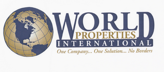 WORLD PROPERTIES INTERNATIONAL ONE COMPANY... ONE SOLUTION... NO BORDERS logo