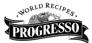 WORLD RECIPES PROGRESSO logo