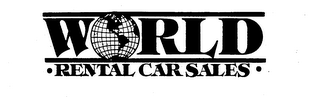 WORLD RENTAL CAR SALES logo