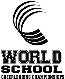 WORLD SCHOOL CHEERLEADING CHAMPIONSHIPS logo