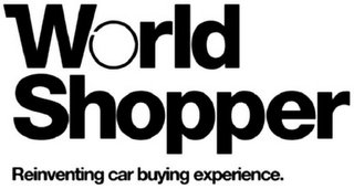 WORLD SHOPPER REINVENTING CAR BUYING EXPERIENCE. logo