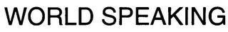 WORLD SPEAKING logo