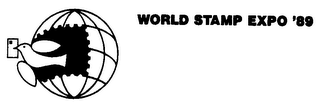 WORLD STAMP EXPO '89 logo