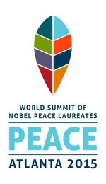WORLD SUMMIT OF NOBEL PEACE LAUREATES PEACE ATLANTA 2015 logo
