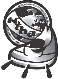 WORLD TABLE HOCKEY ASSOCIATION WTHA ESTABLISHED 2010 logo