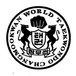 WORLD TAEKWONDO CHANGMOOKWAN logo