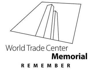 WORLD TRADE CENTER MEMORIAL REMEMBER logo