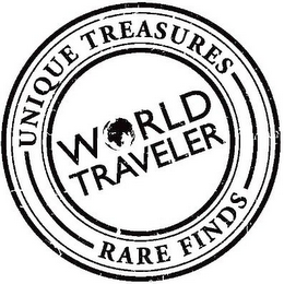 WORLD TRAVELER UNIQUE TREASURES RARE FINDS logo
