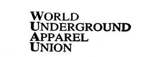 WORLD UNDERGROUND APPAREL UNION logo