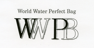WORLD WATER PERFECT BAG WWPB logo