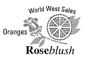 WORLD WEST SALES ORANGES ROSEBLUSH logo