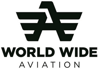 WORLD WIDE AVIATION A logo