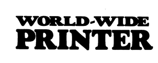 WORLD-WIDE PRINTER logo