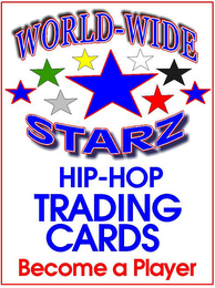 WORLD-WIDE STARZ HIP-HOP TRADING CARDS logo
