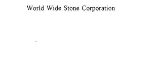 WORLD WIDE STONE CORPORATION logo