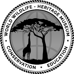 · WORLD WILDLIFE · HERITAGE MUSEUM · CONSERVATION · EDUCATION logo
