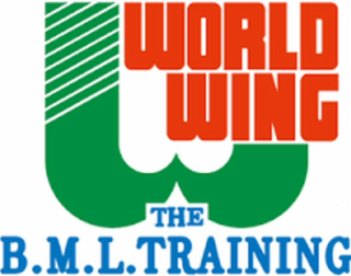 WORLD WING W THE B.M.L.TRAINING logo