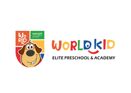 WORLD WORLD KID LEARNING ACADEMIES SINCE 2020 WORLD KID ELITE PRESCHOOL & ACADEMY logo