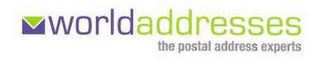 WORLDADDRESSES THE POSTAL ADDRESS EXPERTS logo