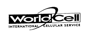 WORLDCELL INTERNATIONAL CELLULAR SERVICE logo