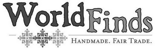 WORLDFINDS HANDMADE. FAIR TRADE. logo