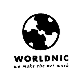 WORLDNIC WE MAKE THE NET WORK logo
