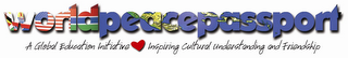WORLDPEACEPASSPORT A GLOBAL INITIATIVE INSPIRING CULTURAL UNDERSTANDING AND FRIENDSHIP logo
