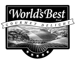 WORLD'S BEST BRAND GOURMET DELIGHT logo