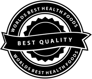 WORLDS BEST HEALTH FOODS BEST QUALITY WORLDS BEST HEALTH FOODS logo