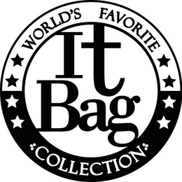 WORLD'S FAVORITE COLLECTION IT BAG logo