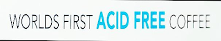 WORLDS FIRST ACID FREE COFFEE logo