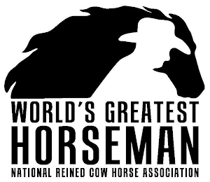 WORLD'S GREATEST HORSEMAN NATIONAL REINED COW HORSE ASSOCIATION logo