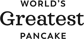 WORLD'S GREATEST PANCAKE logo