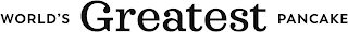 WORLD'S GREATEST PANCAKE logo