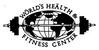 WORLD'S HEALTH & FITNESS CENTER logo