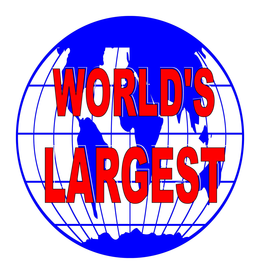 WORLD'S LARGEST logo