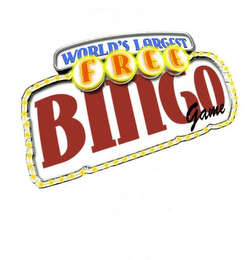 WORLD'S LARGEST FREE BINGO GAME logo