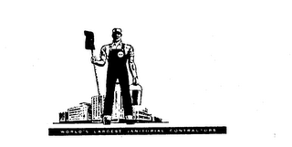 WORLD'S LARGEST JANITORIAL CONTRACTORS logo