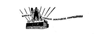 WORLD'S LARGEST JANITORIAL CONTRACTORS AMERICAN BUILDING MAINTENANCE CO logo