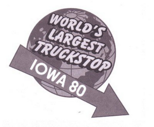 WORLD'S LARGEST TRUCKSTOP IOWA 80 logo