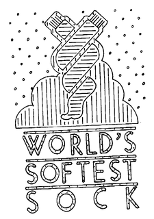 WORLD'S SOFTEST SOCK logo