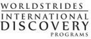 WORLDSTRIDES INTERNATIONAL DISCOVERY PROGRAMS logo