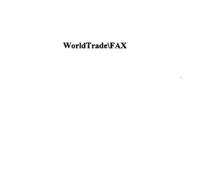 WORLDTRADE/FAX logo